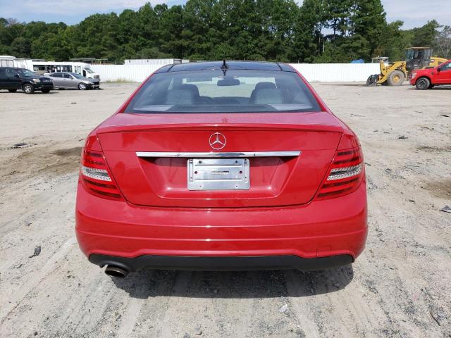 WDDGJ4HB9DG030433 - 2013 MERCEDES-BENZ C CLASS 250 RED photo 6