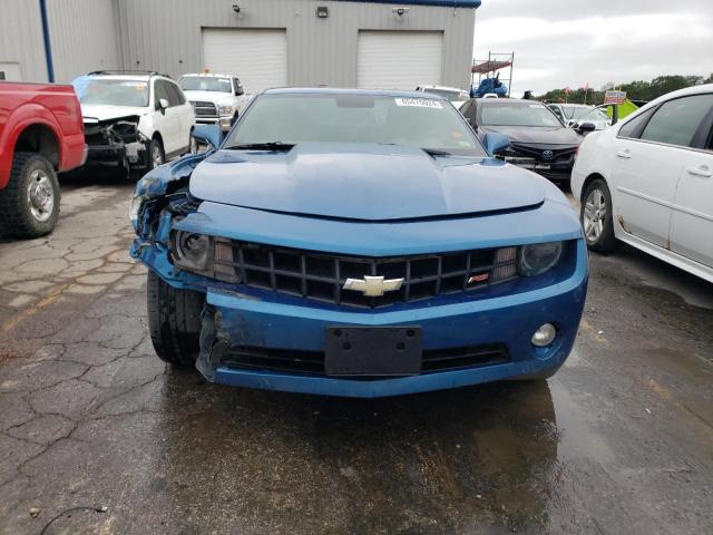 2G1FB1EV7A9147351 - 2010 CHEVROLET CAMARO LT BLUE photo 5