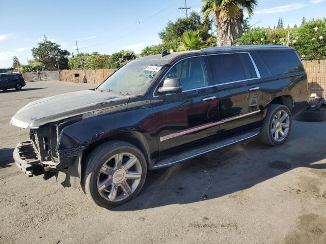 1GYS3HKJ0JR105374 - 2018 CADILLAC ESCALADE ESV LUXURY BLACK photo 1
