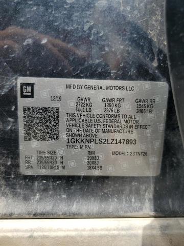 1GKKNPLS2LZ147893 - 2020 GMC ACADIA DENALI CHARCOAL photo 13