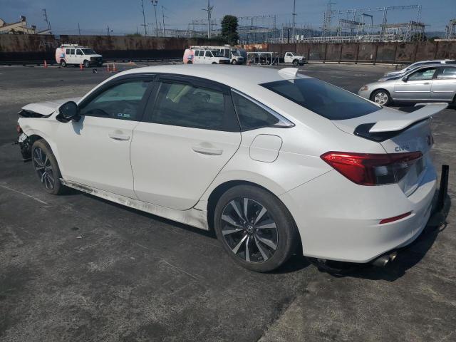 JHMFE1F7XNX006486 - 2022 HONDA CIVIC EX WHITE photo 2