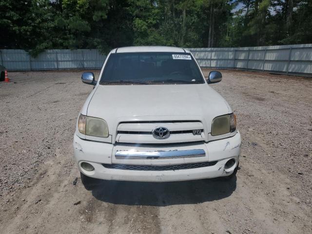5TBRT34175S458330 - 2005 TOYOTA TUNDRA ACCESS CAB SR5 WHITE photo 5