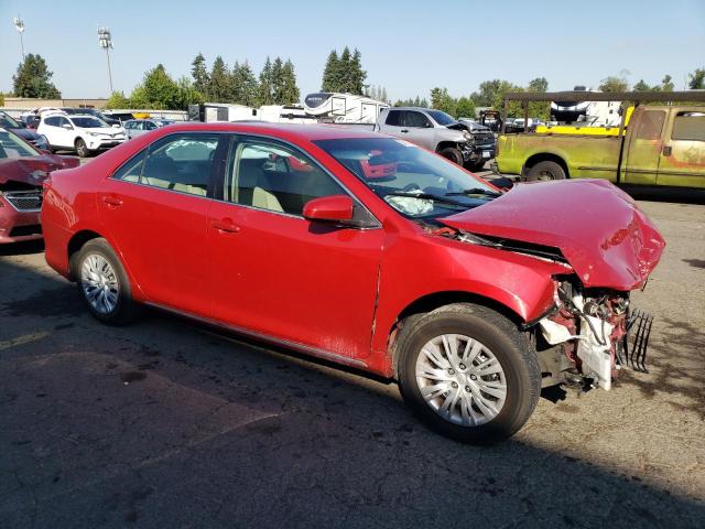 4T1BF1FK4CU515050 - 2012 TOYOTA CAMRY BASE RED photo 4