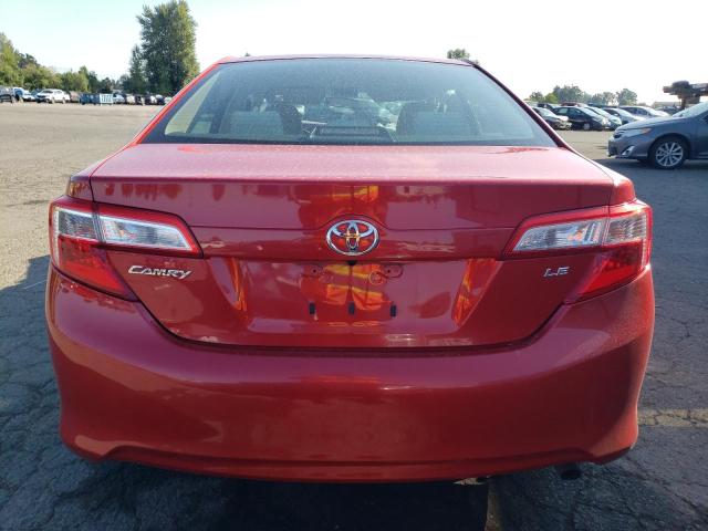 4T1BF1FK4CU515050 - 2012 TOYOTA CAMRY BASE RED photo 6