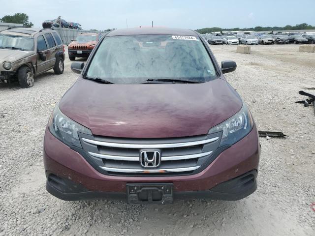 5J6RM4H39EL012245 - 2014 HONDA CR-V LX BURGUNDY photo 5