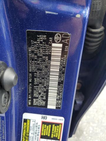 2T1BURHE2HC930839 - 2017 TOYOTA COROLLA L 蓝色 照片 12