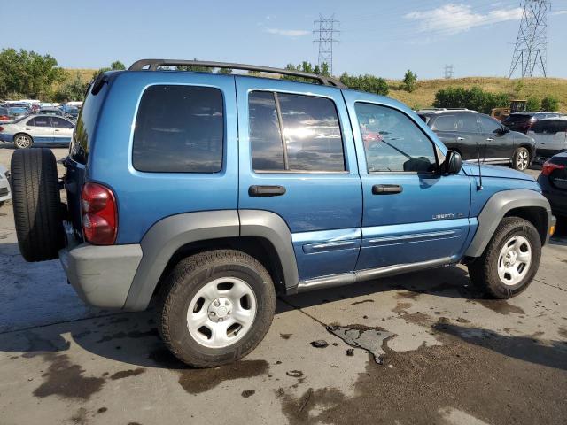 1J4GL48K76W181696 - 2006 JEEP LIBERTY SPORT BLUE photo 3