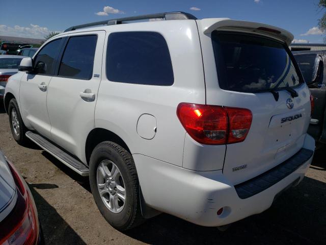 5TDZT64A28S000272 - 2008 TOYOTA SEQUOIA SR5 WHITE photo 2