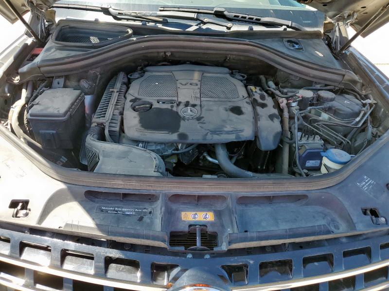 4JGDA5HBXEA350248 - 2014 MERCEDES-BENZ ML 350 4MATIC GRAY photo 11