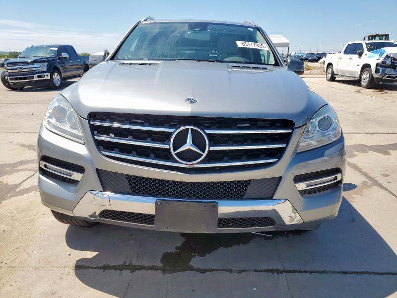 4JGDA5HBXEA350248 - 2014 MERCEDES-BENZ ML 350 4MATIC GRAY photo 5