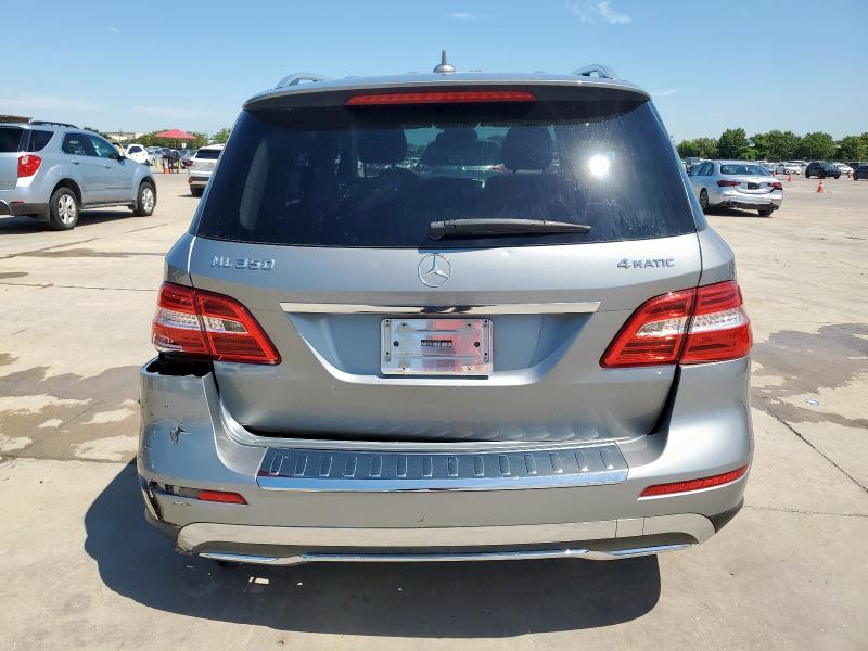 4JGDA5HBXEA350248 - 2014 MERCEDES-BENZ ML 350 4MATIC GRAY photo 6