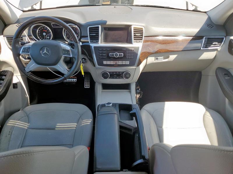 4JGDA5HBXEA350248 - 2014 MERCEDES-BENZ ML 350 4MATIC GRAY photo 8