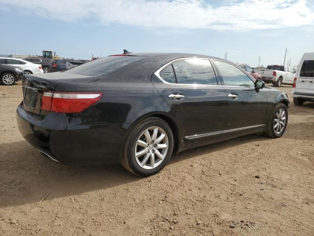 JTHGL46F275011585 - 2007 LEXUS LS 460L BLACK photo 3