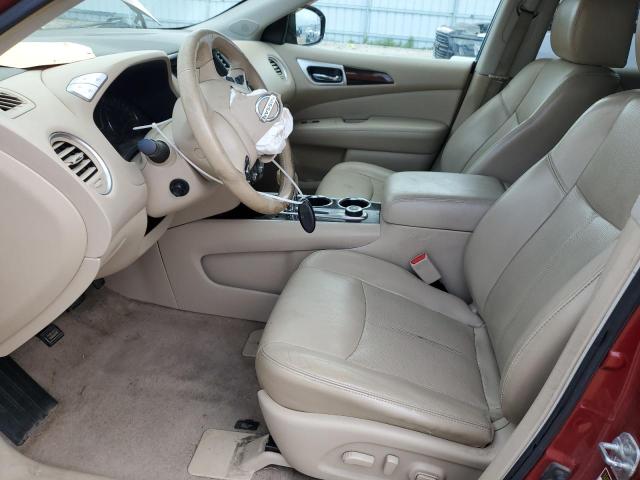 5N1AR2MMXDC613021 - 2013 NISSAN PATHFINDER S Kırmızı fotoğraf 7