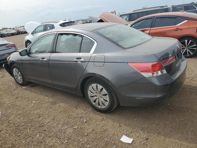 1HGCP2F37CA023636 - 2012 HONDA ACCORD LX GRAY photo 2