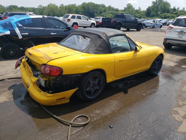 JM1NB353510203536 - 2001 MAZDA MX-5 MIATA BASE YELLOW photo 3