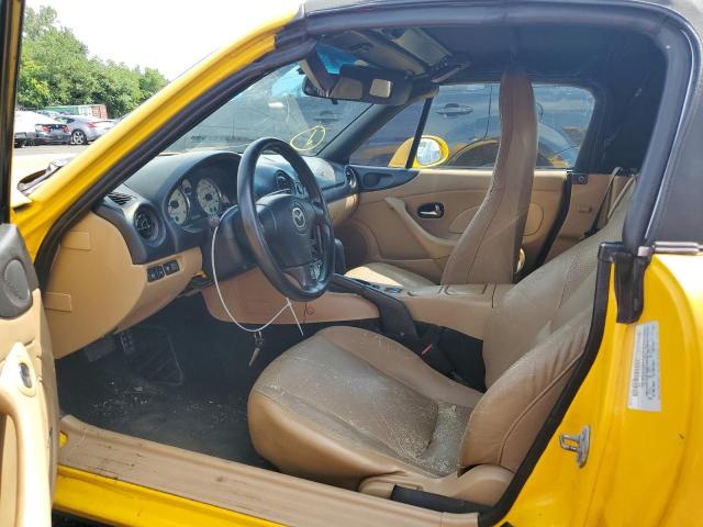 JM1NB353510203536 - 2001 MAZDA MX-5 MIATA BASE YELLOW photo 7