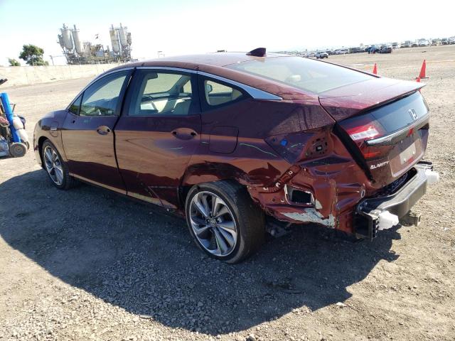 JHMZC5F17JC022491 - 2018 HONDA CLARITY BURGUNDY photo 2