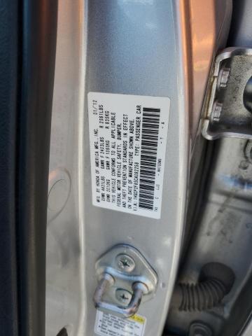 1HGCP2F85CA082258 - 2012 HONDA ACCORD EXL SILVER photo 12