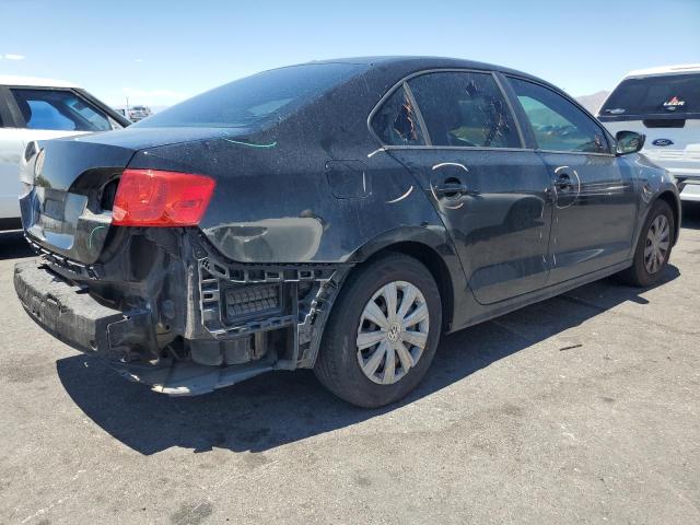 3VW2K7AJ5EM357291 - 2014 VOLKSWAGEN JETTA BASE BLACK photo 3