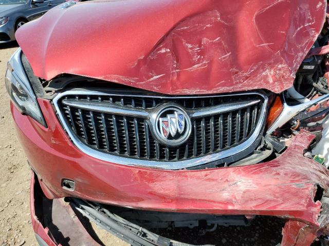 LRBFXBSA5KD026725 - 2019 BUICK ENVISION PREFERRED RED photo 11