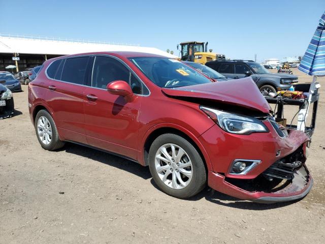 LRBFXBSA5KD026725 - 2019 BUICK ENVISION PREFERRED RED photo 4