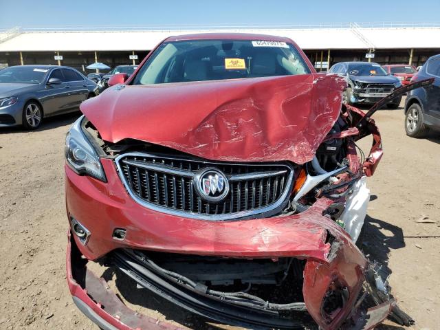 LRBFXBSA5KD026725 - 2019 BUICK ENVISION PREFERRED RED photo 5