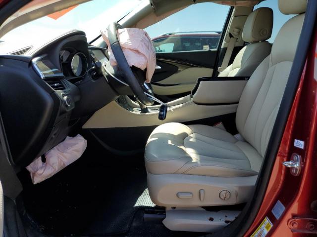 LRBFXBSA5KD026725 - 2019 BUICK ENVISION PREFERRED RED photo 7