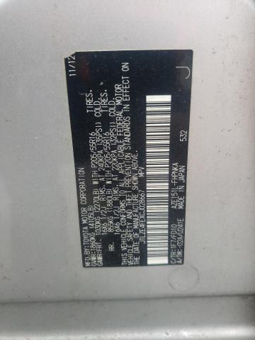 JTLZE4FEXCJ028667 - 2012 TOYOTA SCION XB SILVER photo 13