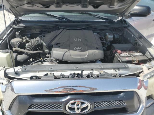 5TFJU4GN4CX025738 - 2012 TOYOTA TACOMA DOUBLE CAB PRERUNNER SILVER photo 11