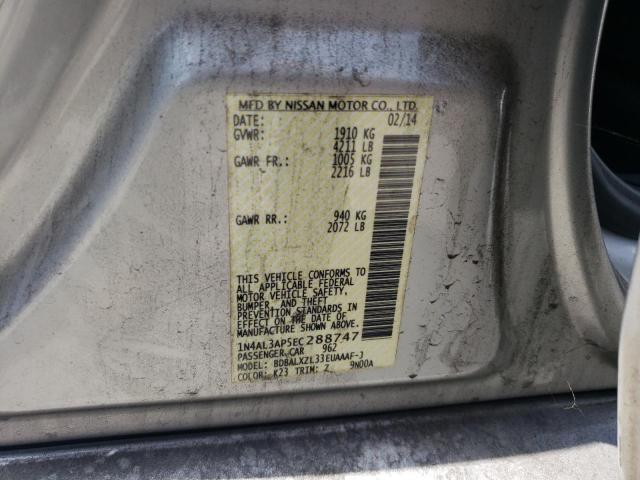 1N4AL3AP5EC288747 - 2014 NISSAN ALTIMA 2.5 SILVER photo 13