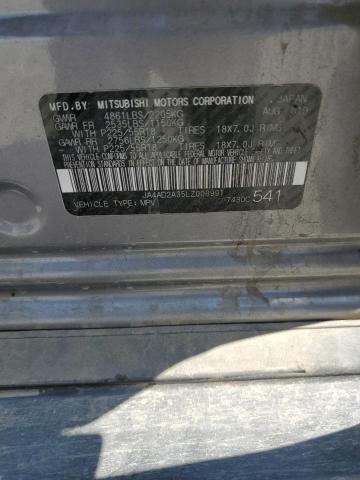 JA4AD2A35LZ008991 - 2020 MITSUBISHI OUTLANDER ES 银色 照片 14