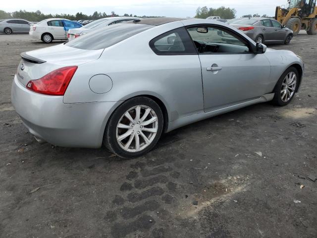 JNKCV64E78M104172 - 2008 INFINITI G37 BASE SILVER photo 3