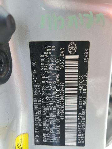 4T1BK1EB7DU038449 - 2013 TOYOTA AVALON BASE Boz foto 13