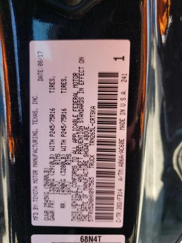 5TFRX5GN8HX097565 - 2017 TOYOTA TACOMA ACCESS CAB შავი ფოტო 12