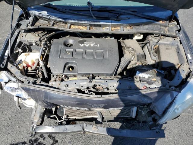 1NXBU4EE7AZ316946 - 2010 TOYOTA COROLLA BASE გრაფიტი ფოტო 11