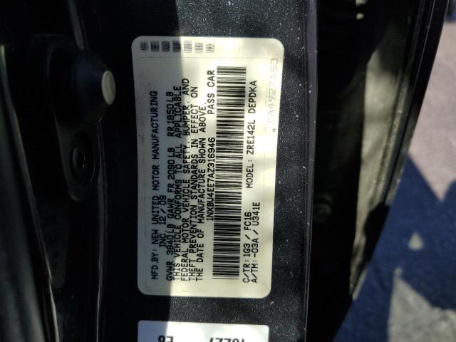 1NXBU4EE7AZ316946 - 2010 TOYOTA COROLLA BASE გრაფიტი ფოტო 13