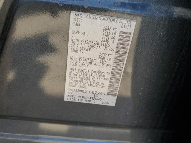 5N1AR2MM1DC667744 - 2013 NISSAN PATHFINDER S Grau Foto 13