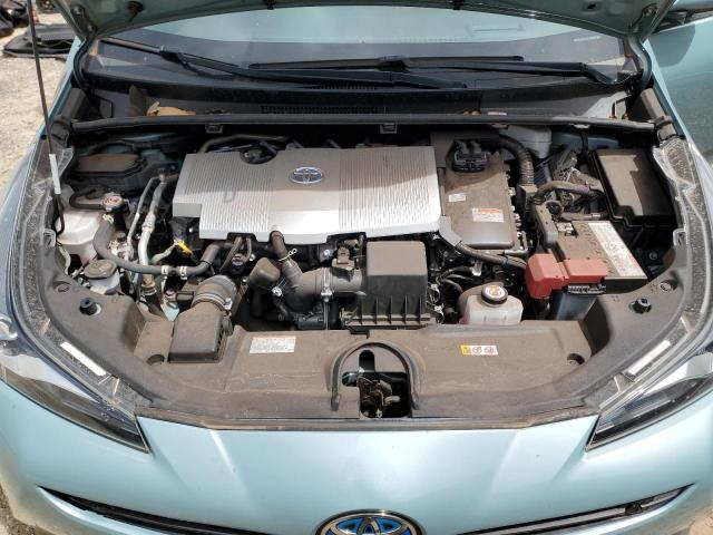 JTDKAMFU2N3183494 - 2022 TOYOTA PRIUS NIGHT SHADE Turkuaz fotoğraf 11