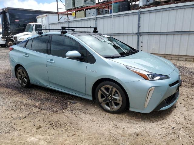 JTDKAMFU2N3183494 - 2022 TOYOTA PRIUS NIGHT SHADE Turkuaz fotoğraf 4