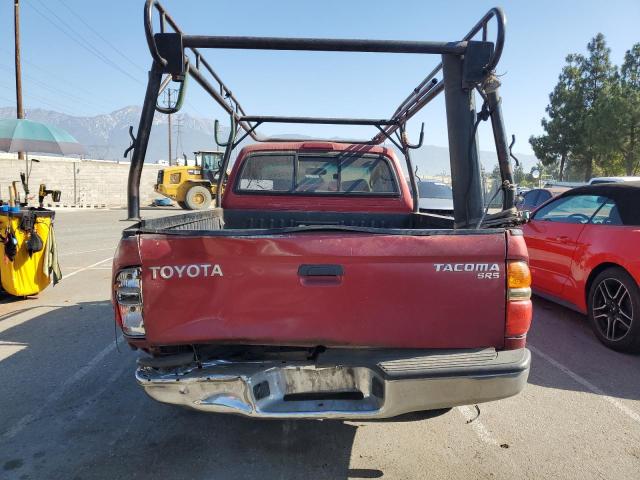 5TEVL52N73Z216080 - 2003 TOYOTA TACOMA XTRACAB Қызыл фото 6
