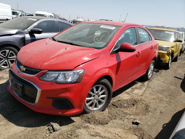 1G1JD5SB0K4124634 - 2019 CHEVROLET SONIC LT RED photo 1