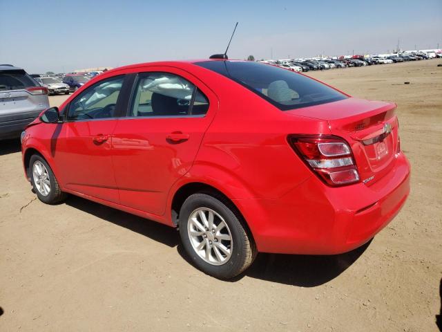 1G1JD5SB0K4124634 - 2019 CHEVROLET SONIC LT RED photo 2