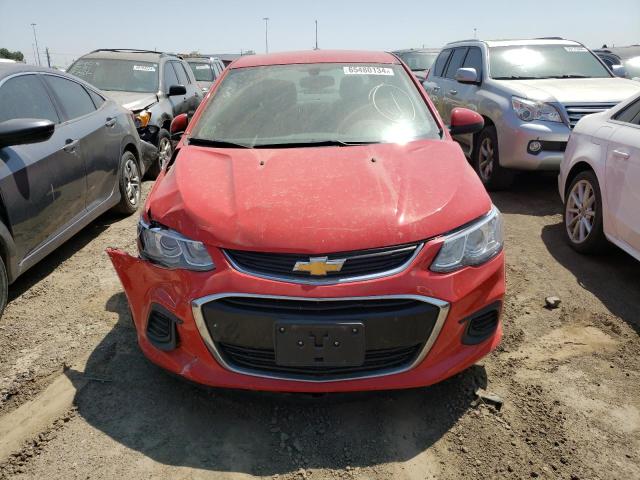 1G1JD5SB0K4124634 - 2019 CHEVROLET SONIC LT RED photo 5