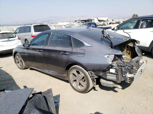 1HGCV1F54JA055796 - 2018 HONDA ACCORD EXL GRAY photo 2