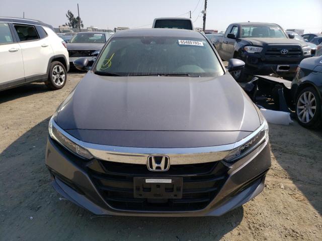 1HGCV1F54JA055796 - 2018 HONDA ACCORD EXL GRAY photo 5