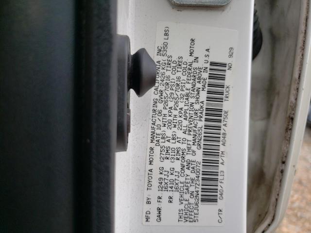 5TEJU62N47Z340072 - 2007 TOYOTA TACOMA DOUBLE CAB PRERUNNER WHITE photo 13