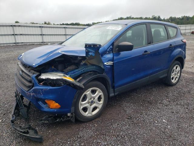 1FMCU0F79HUB74753 - 2017 FORD ESCAPE S BLUE photo 1