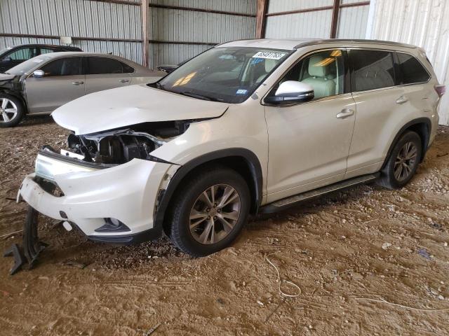 5TDKKRFH6FS088739 - 2015 TOYOTA HIGHLANDER XLE Սպիտակ լուսանկար 1