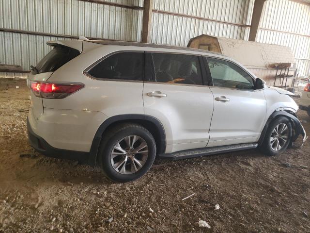 5TDKKRFH6FS088739 - 2015 TOYOTA HIGHLANDER XLE Սպիտակ լուսանկար 3